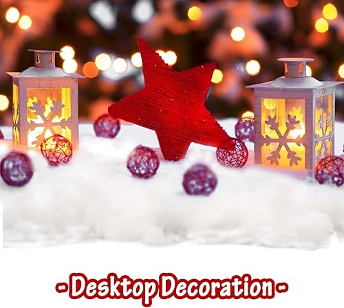 Miniatura 2 de Decoración de nieve falsa de Navidad, nieve artificial esponjosa de 30 onzas para el manto de invierno, la natividad y la decoración de Navidad