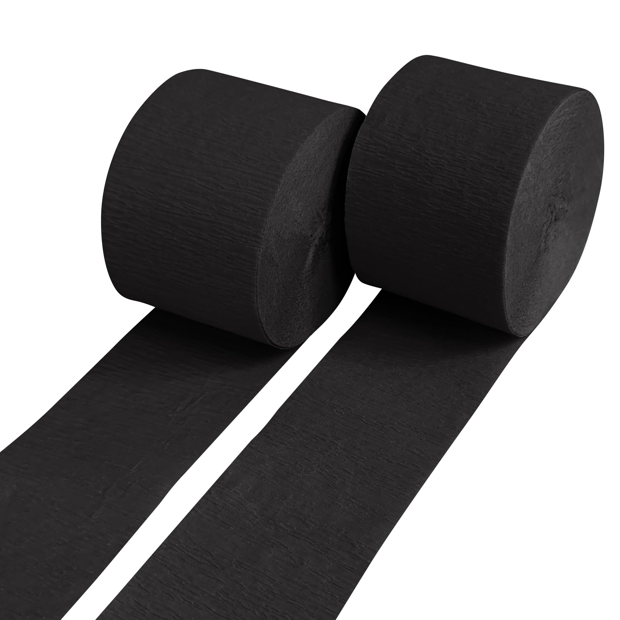 Crepe Paper Roll Black Party Streamers Decors for Birthday Wedding Festival Ornament Graduation Colorful Candyland Party Backdrop, Rainbow DIY Supplies, Art Crafts