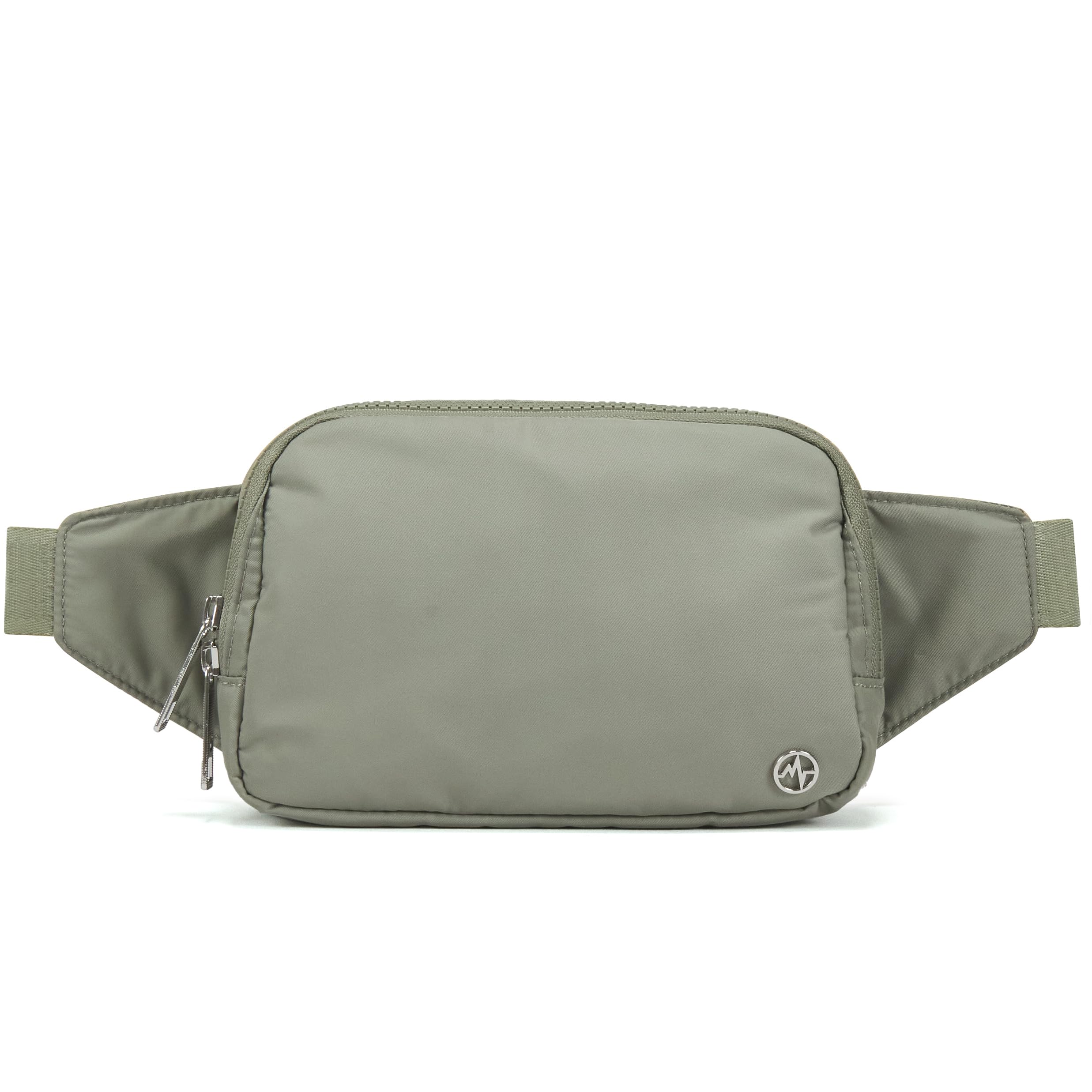 Pander Belt Bag Large 2L, Nylon Fanny Pack Purse for Women and Men with Adjustable Strap