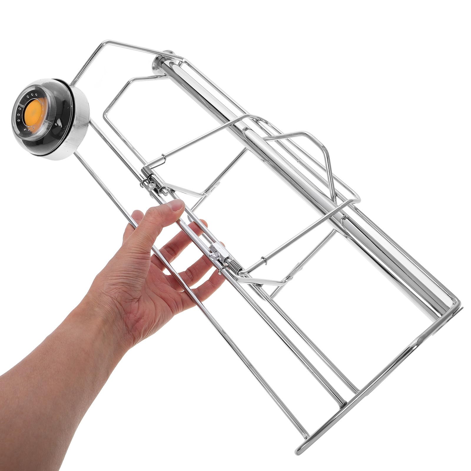 Dispensador Colgante de Bolsas de Acero Inoxidable para Bolsas de Compra y Enrollables, Diseño Portátil y Resistente para Cocina y Supermercado