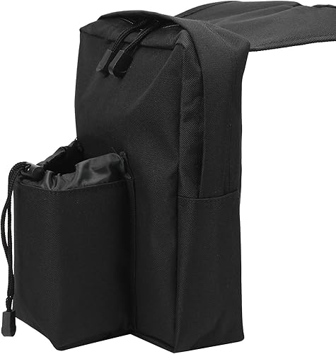 Miniatura 8 de KIMISS Bolsa de combustible para motocicletas, bolsa de sillín delantera para motocicleta, bolsa de almacenamiento de combustible para ATV Dirt Bike