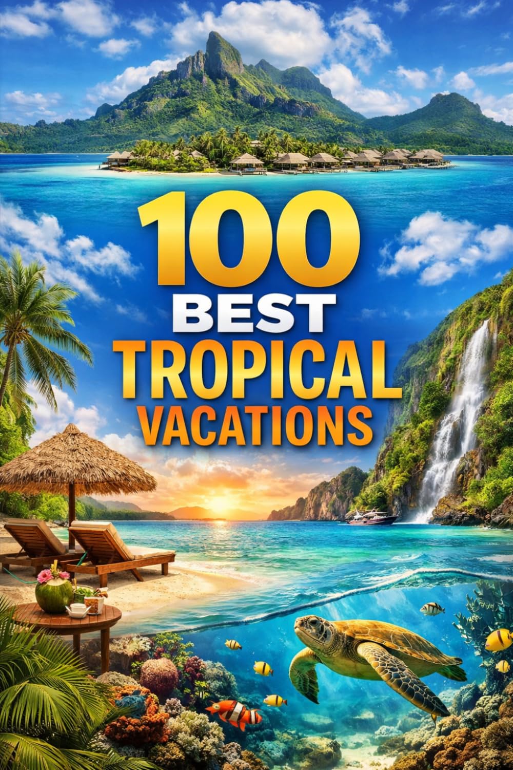 100 Best Tropical Vacations: The Ultimate Travel Guide To Paradise Islands, Hidden Beaches, And Dream Getaways Around The World      Paperback – March 25, 2026