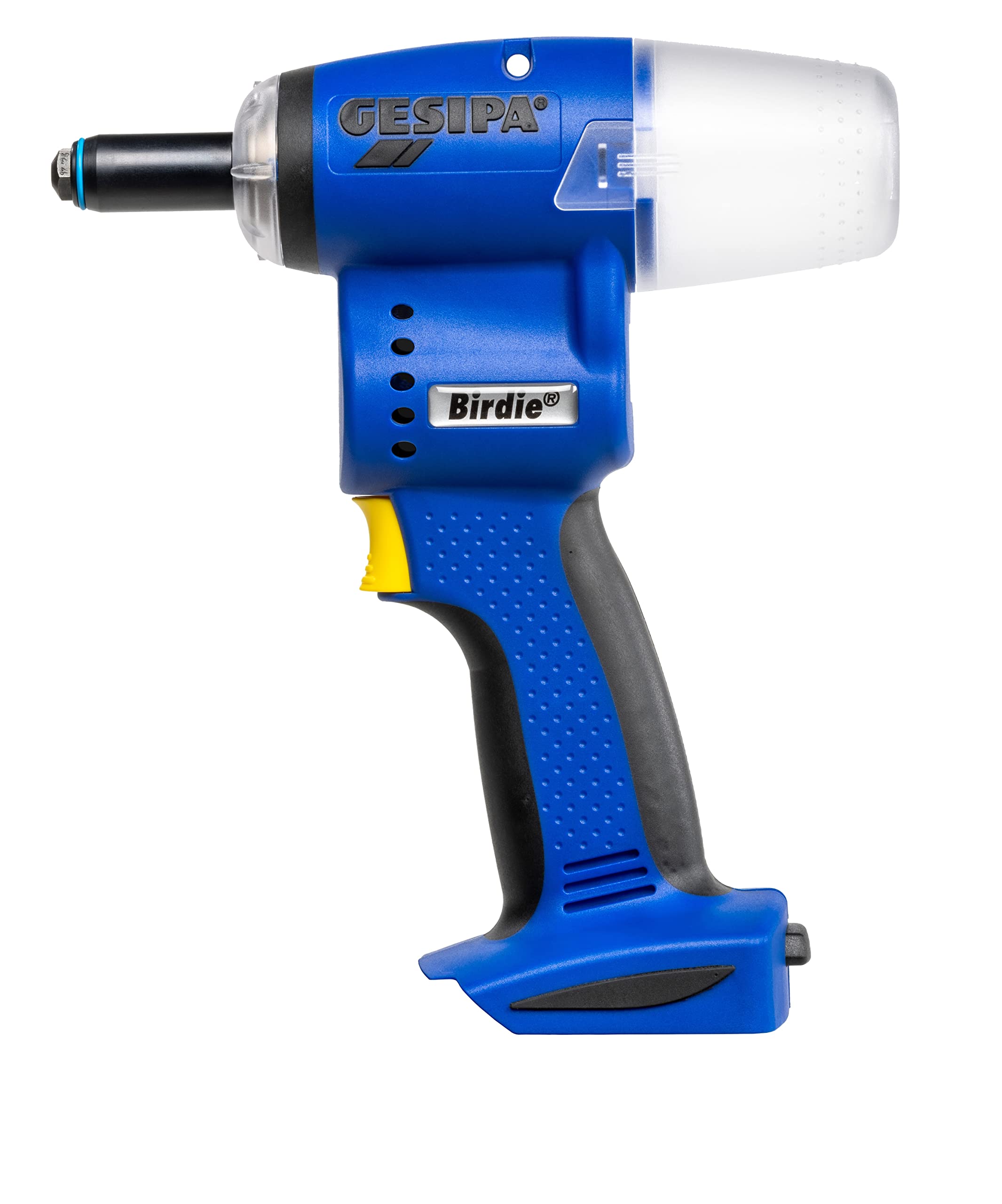 Gesipa Birdie 1746718 - Remachadora ciega (18 V, sin batería y cargador, batería ligera, remache ciego de hasta 5 mm de diámetro de todos los materiales, fuerza de fijación 10.000 N)