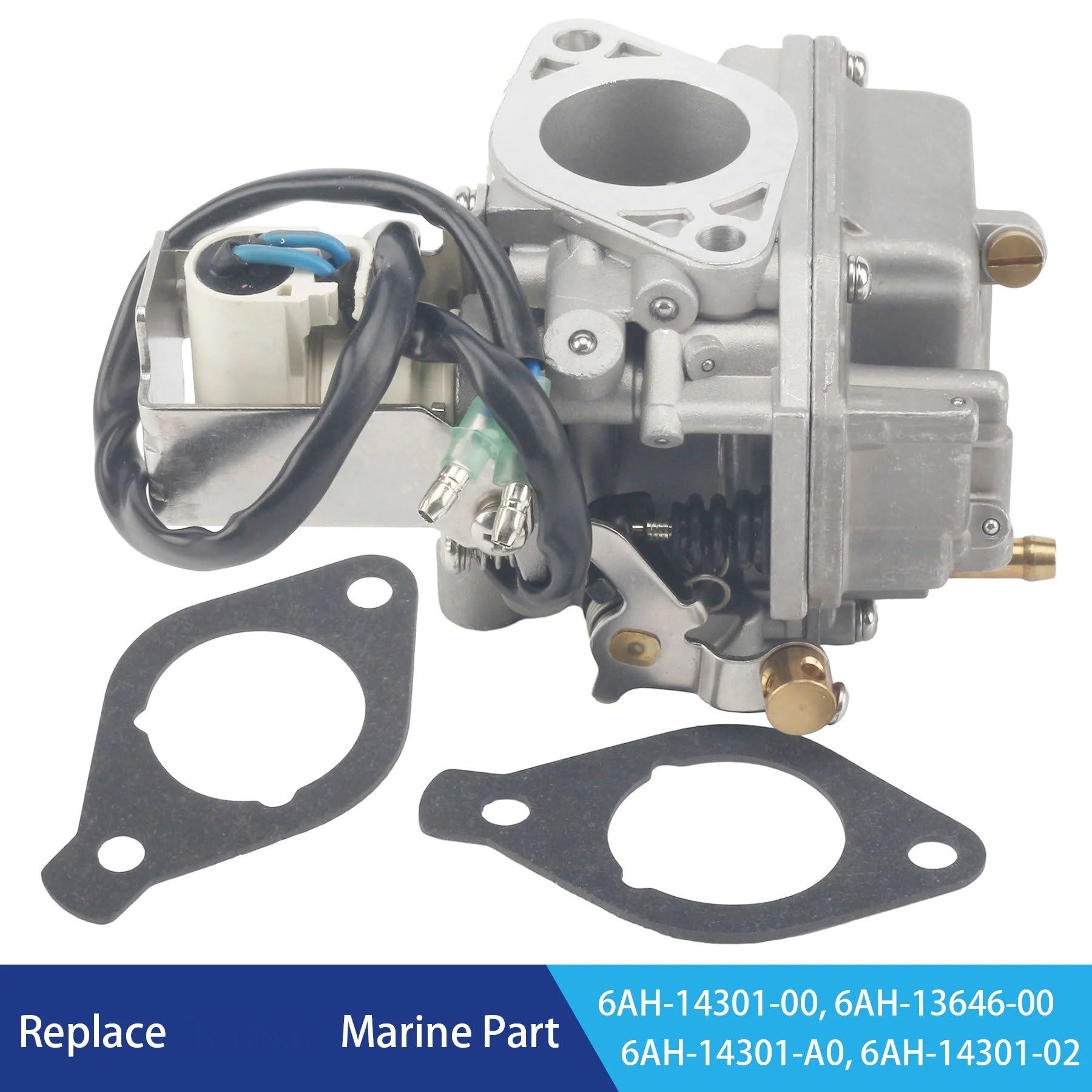 Carburador Carb 6AH-14301-00 Gruppo Carburatore Con Guarnizione 6AH-13646-00 Per F 15 20 HP 4 Tempi Per Motore Fuoribordo 6AH-14301-A1 6AH-14301-02 Motori Carburatore