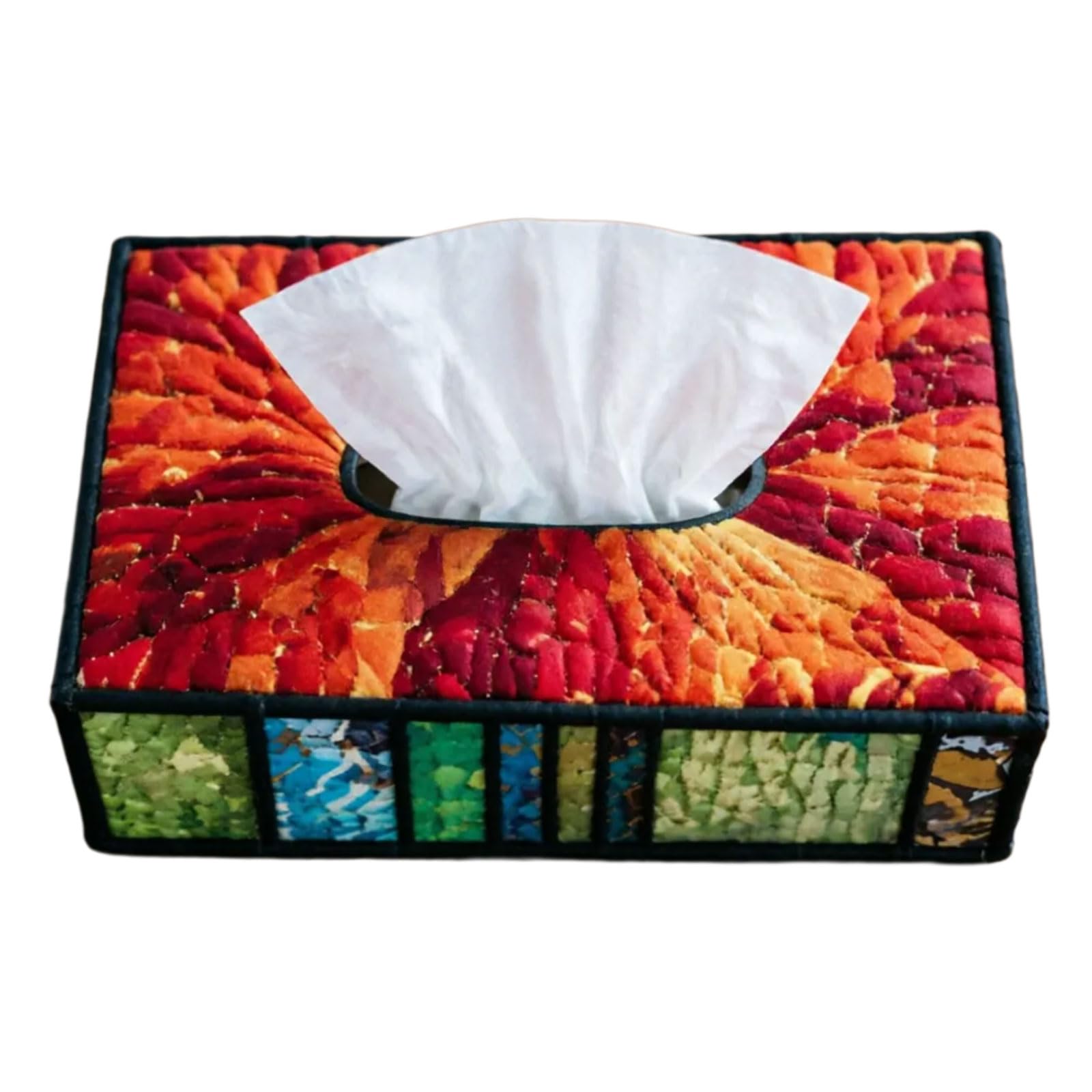 alloneslife Practical Book Shape Tissue Box Sewing Set Set for Homes Kitchen Table Decoration Easy Use with Premium Fabric Homes Deck