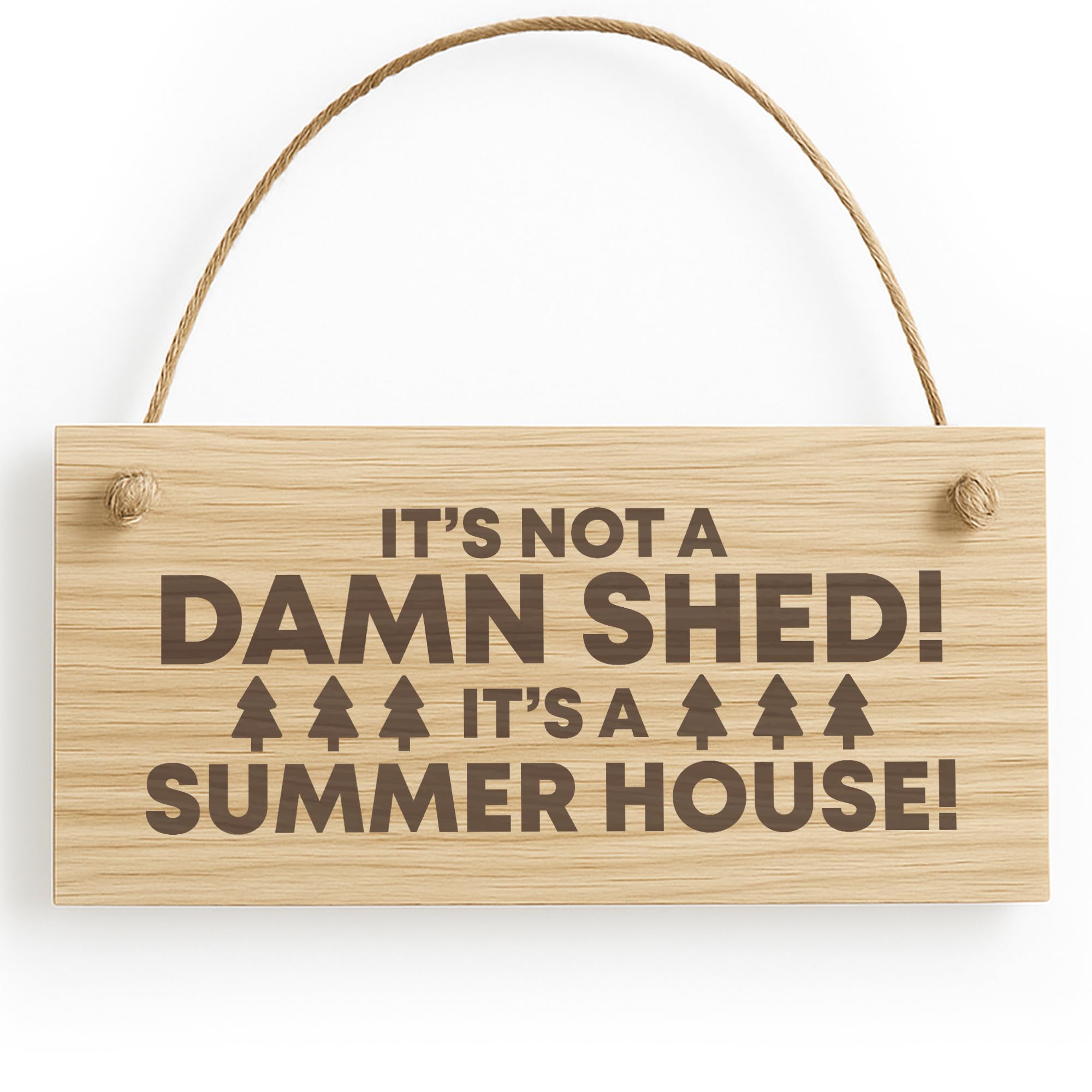 Red Ocean Funny Shed Sign Summer House Plaque Engraved Wood Sign Garden Signs And Plaques Joke Home Signs
