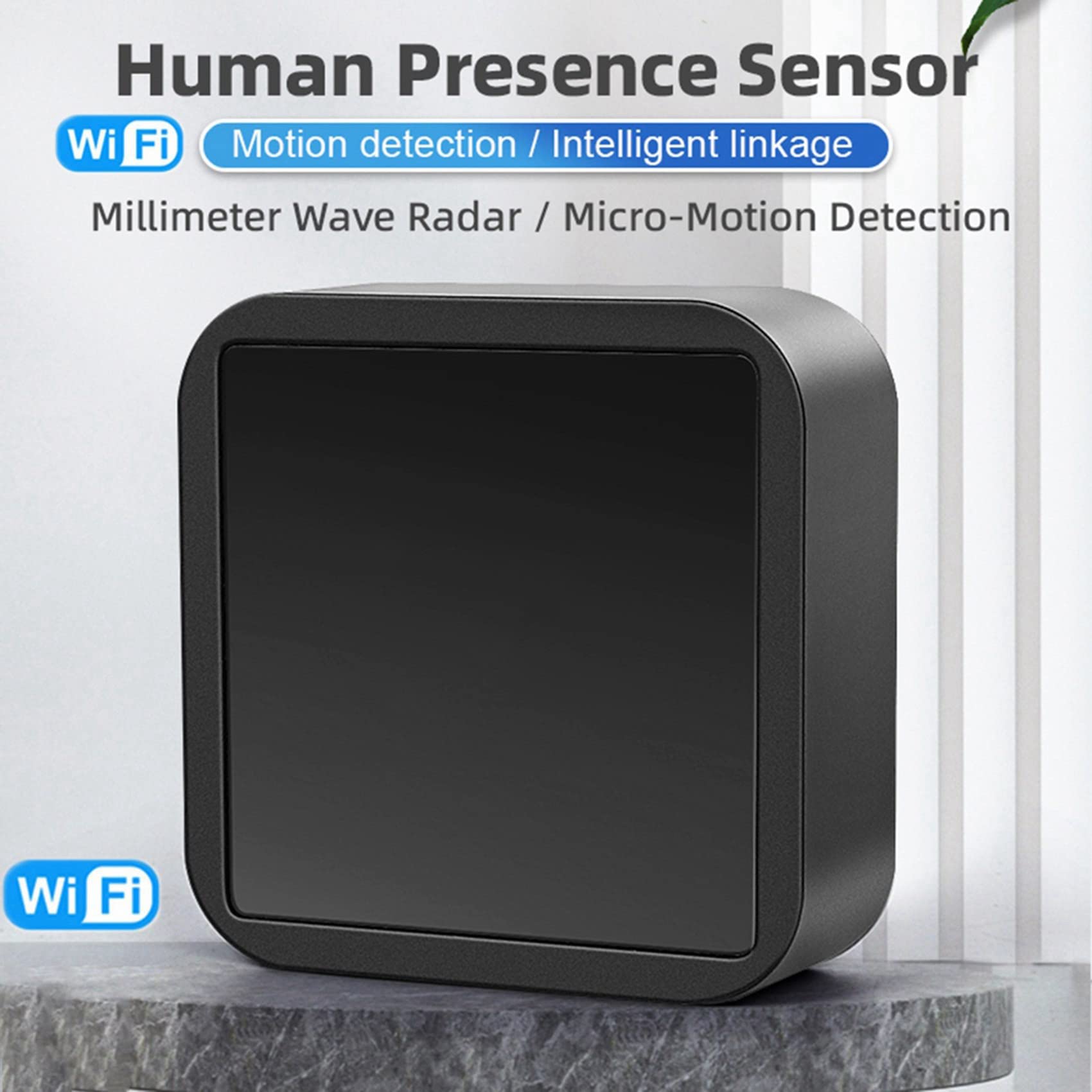 2X WiFi Sensor de presencia mmWave Radar de Alta Precisión Sensing Hogar Inteligente Cuerpo Humano Existe Sensor Soporte Tuya