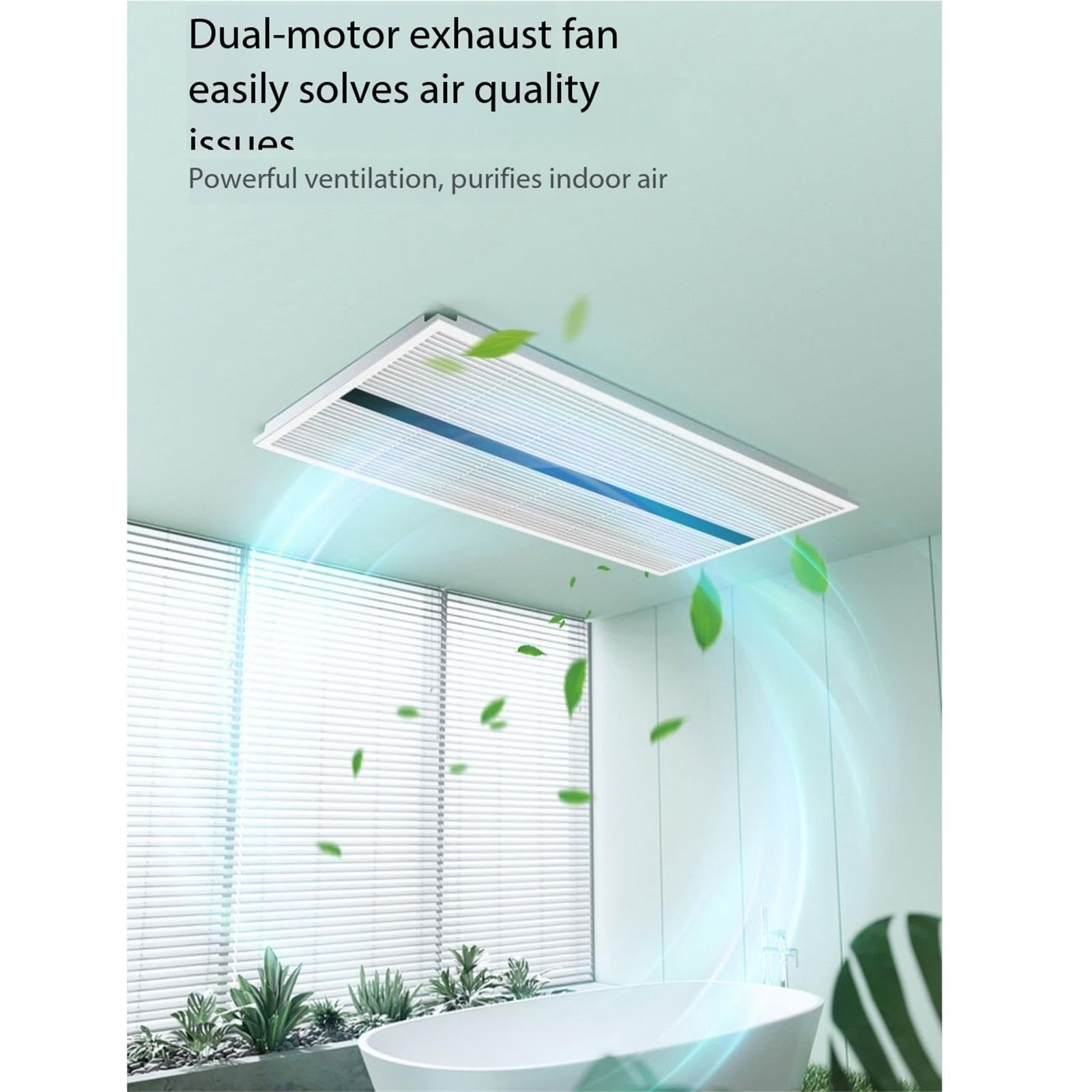 Ventilador de escape Ventilador de ventilación soplador cambio aire tubería