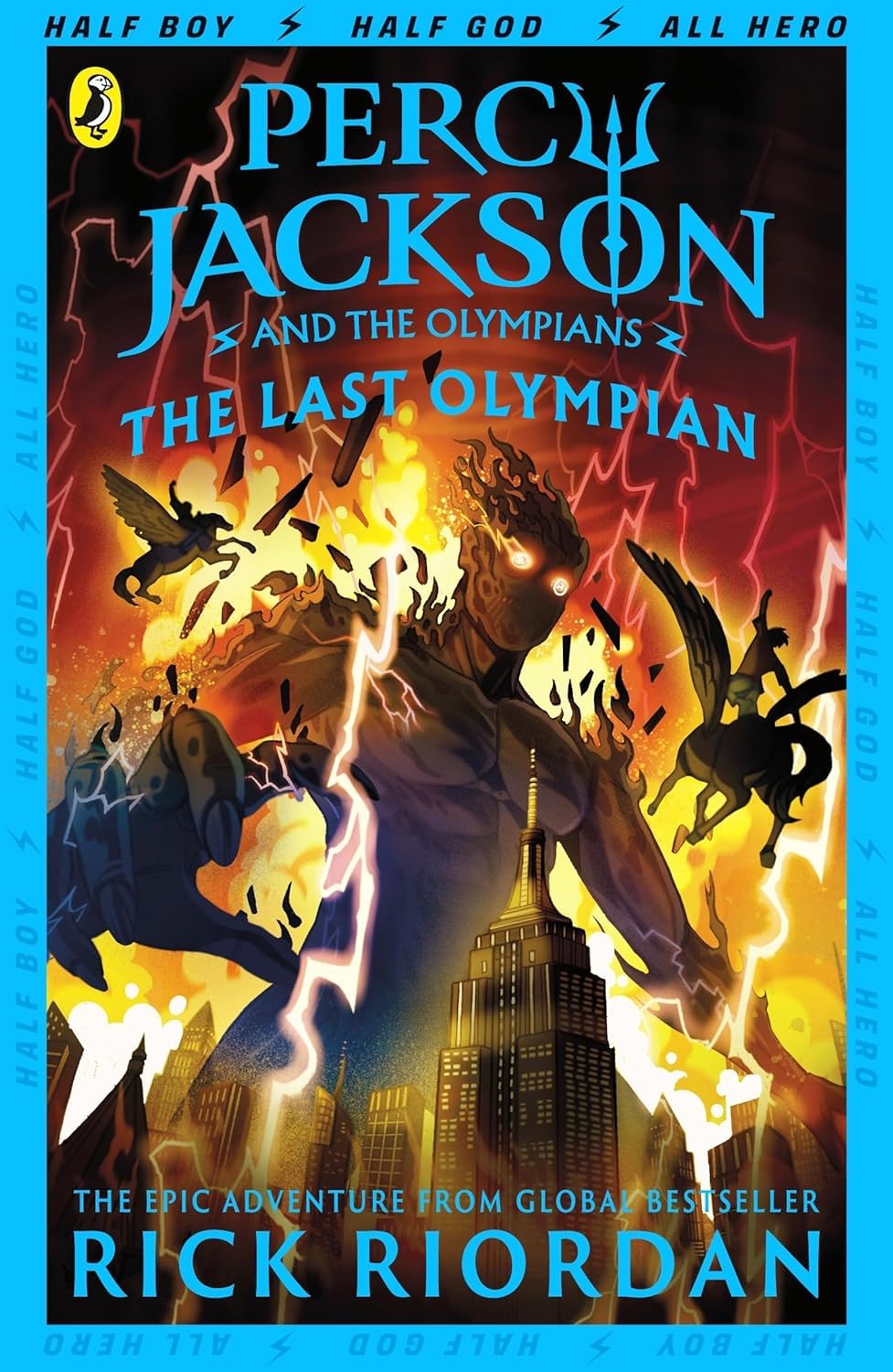 Percy Jackson and The Olympians Series 5 Books Collection Set (Lightning Thief, the Sea of Monsters, Titan's Curse, Battle of the Labyrinth & Last Olympian)