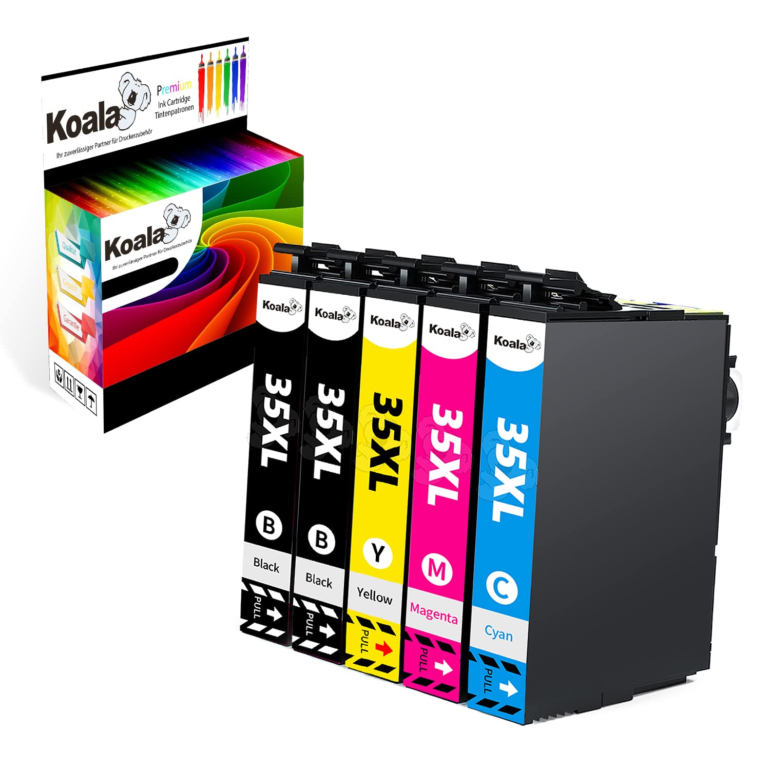 Epson T3591 T3592 T3593 T3594 T35XL BK C M Y   4 Tintenpatronen kompatibel günst