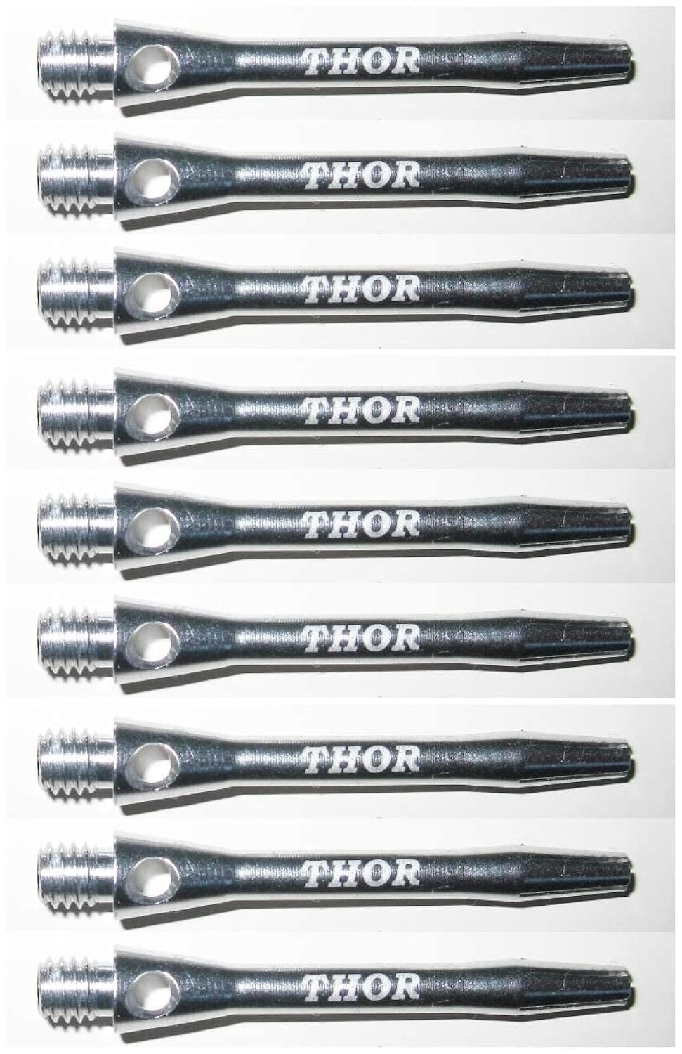 THOR-DARTS®™ Laser Etched Aluminium Shafts Short/Medium Blue, Black, Silver, Red, Gold, Green / 1 Set (3 Pieces) to 4 Set (12 Pieces)