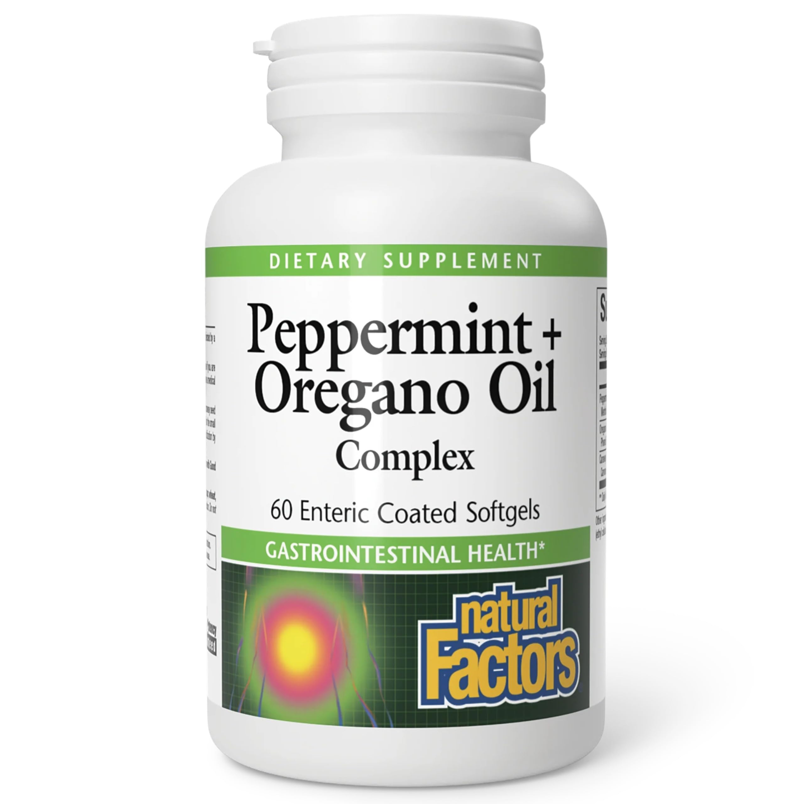 Natural Factors Peppermint & Oregano Oil Complex