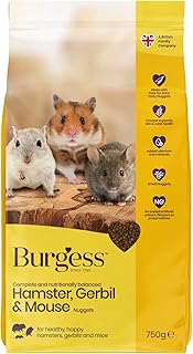 Burgess 1 x Hamster Gerbils + Mouse Food 750g product image