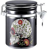 Vista 9 de Astronaut Stash - Tarro hermético a prueba de olores (16.9 fl oz, 1 onza), espacio separado para paquete de humedad, bonita caja de almacenamiento