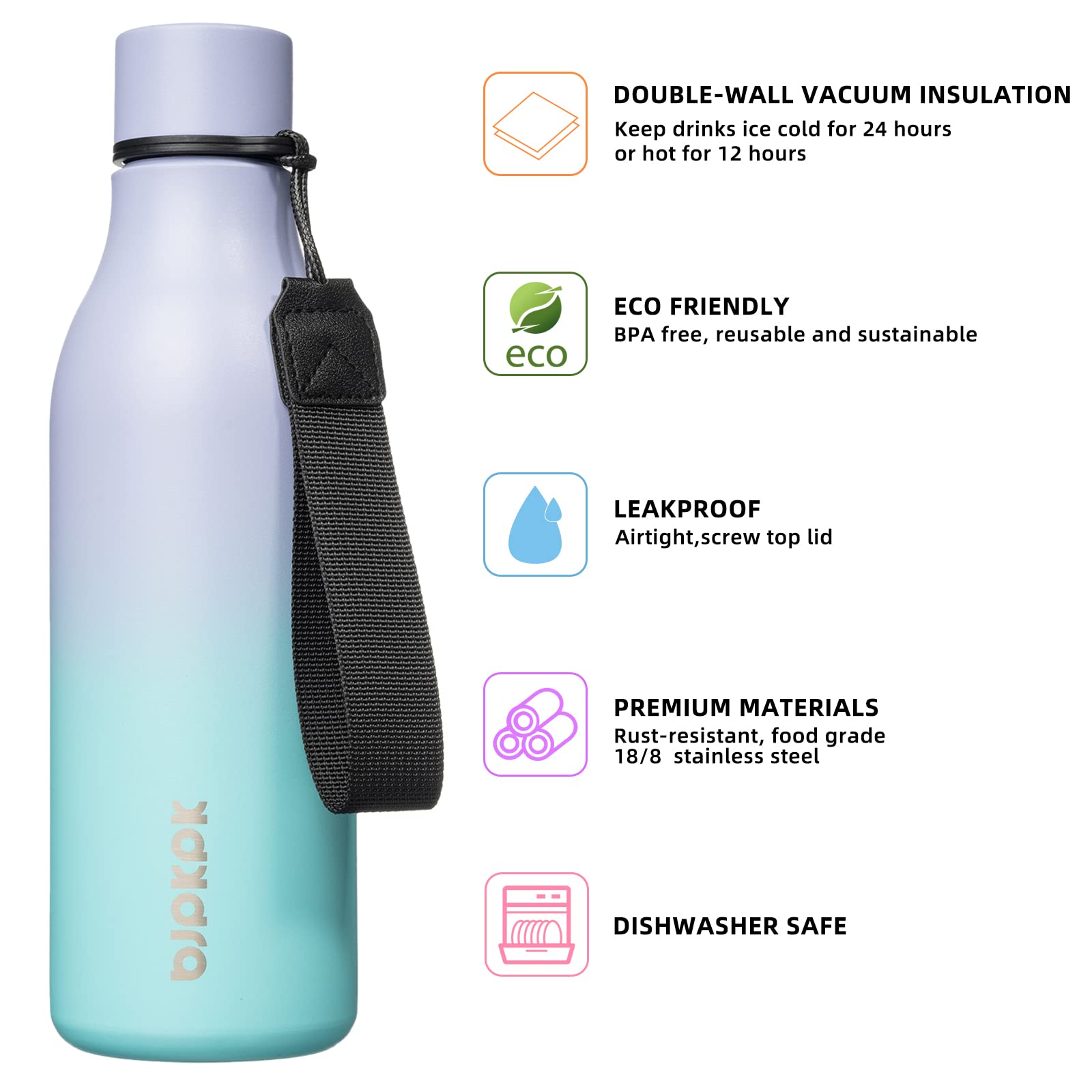 BJPKPK Insulated Beverage Bottles