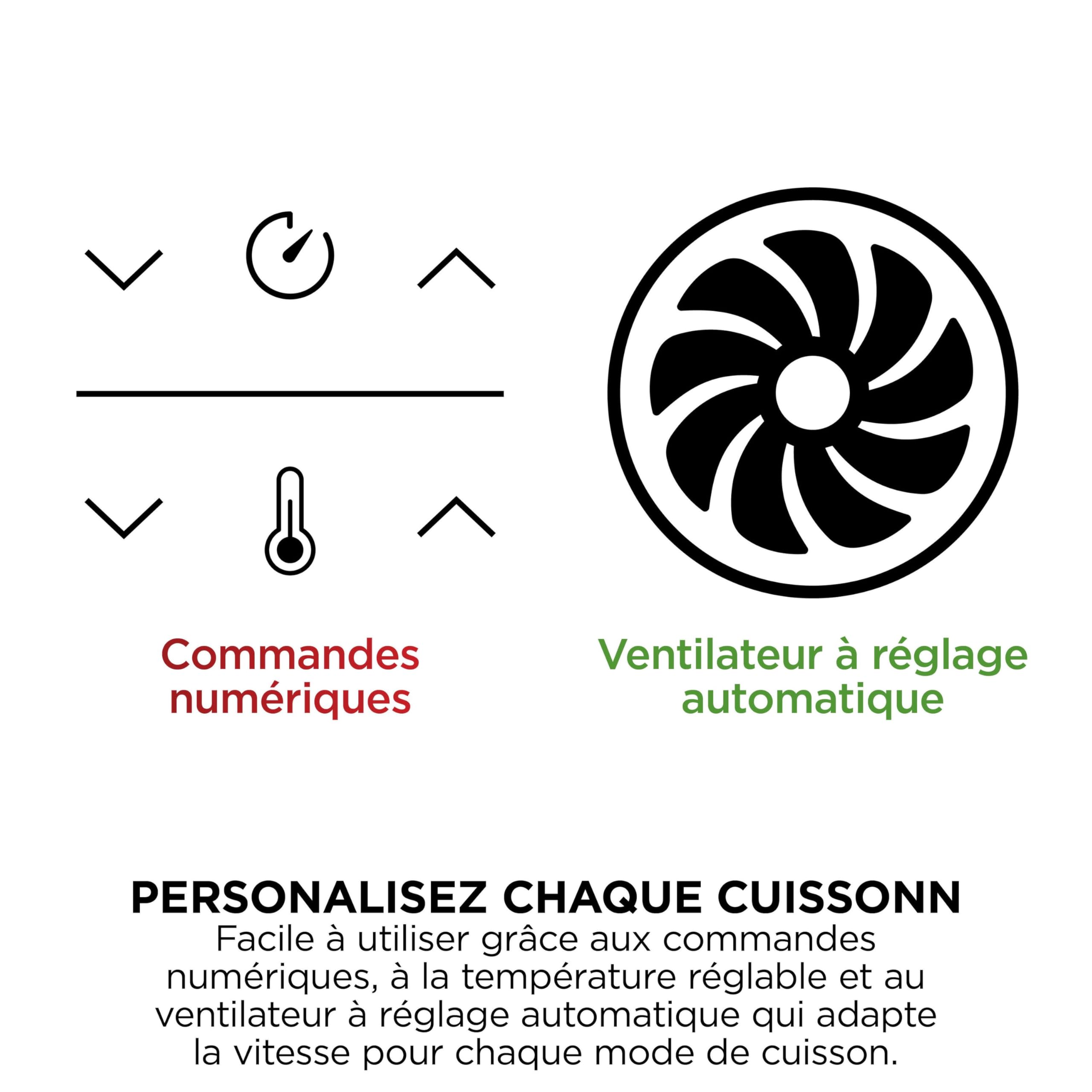 Ninja Air Fryer Dual Zone MAX numérique, Friteuse à air chaud grande capacité, 9,5 L, Sans huile, Air Fry, Croustillant max, Cuire au four, Rôtir, Déshydrater, Réchauffer, Stone/or, DZ400EUSTGD