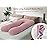 QUEEN ROSE Extra Long Pregnancy Pillows, 60 Inch U Shaped Body Pillow for Sleeping, Cooling Maternity Pillow for Pregnant Women, Body Support for Adults, with Soft Silky Cover, Pink