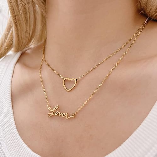 Vista 4 de PNYFIL 4Pcs Heart Earrings TS Earrings lover necklace Lover Eras Tour Earrings Concert Outfits For Women Heart Earrings Dangle Reputation Speak Now