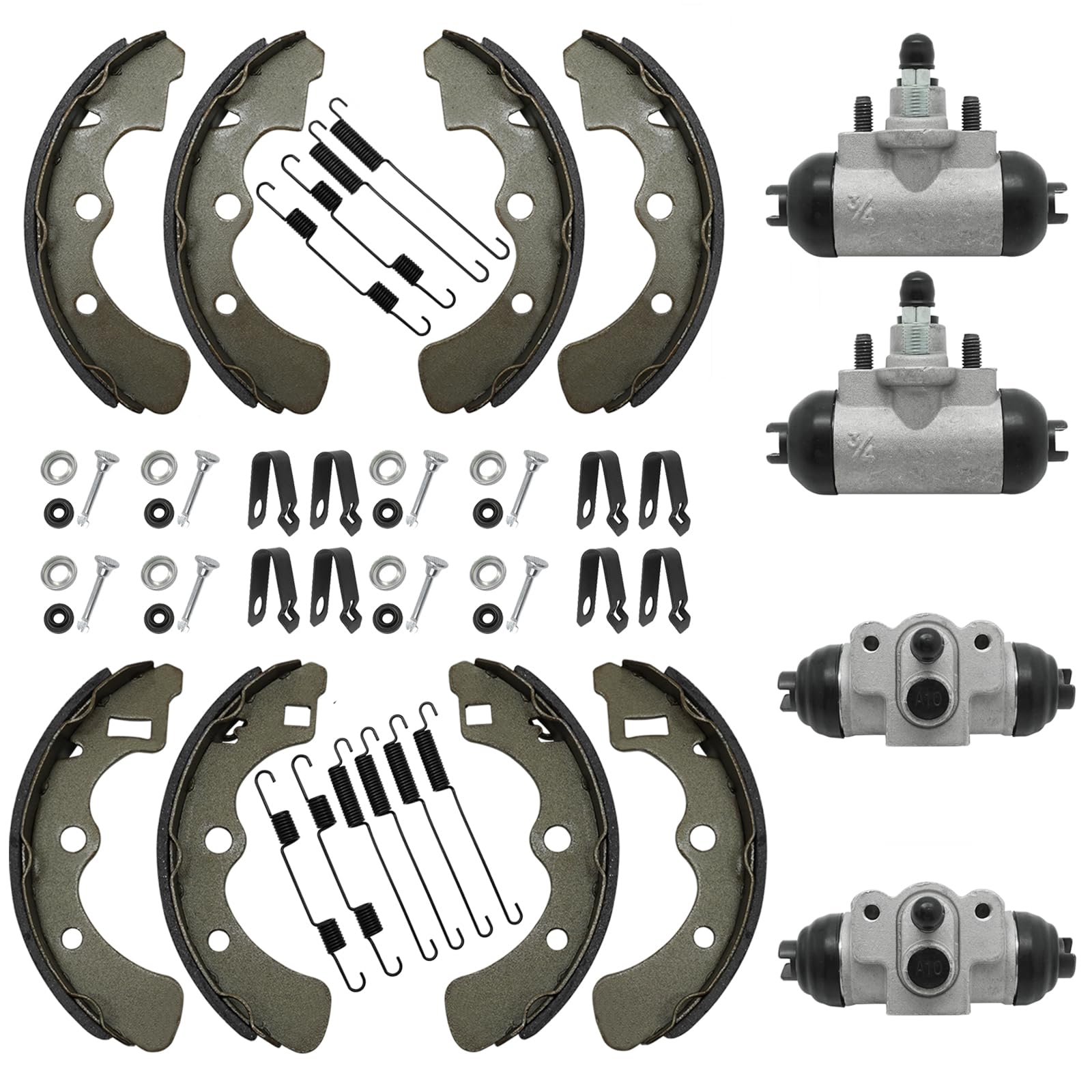 Amazon.com: M MATI Wheel Cylinder Brake Shoe Front Rear All for