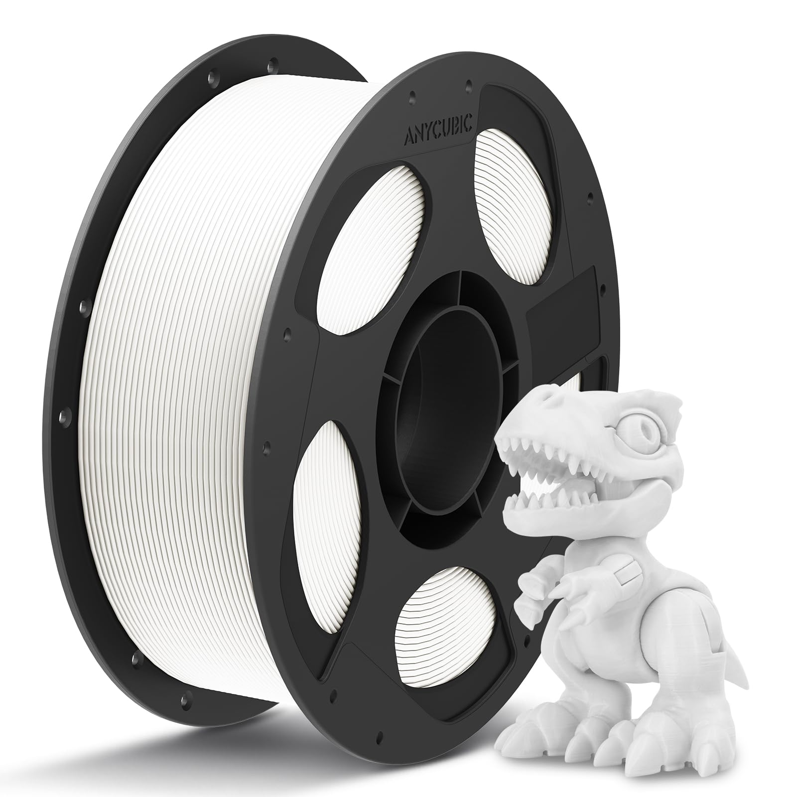 ANYCUBIC PLA+ Filament 1.75mm, hohe Zähigkeit und Präzision für 3D-Drucker, Intelligente Identifikation, 1kg Weiß  
ANYC