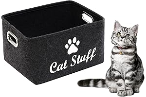 Geyecete Cat Storage Bin: Keep Your Furry Friend's Essentials Tidy