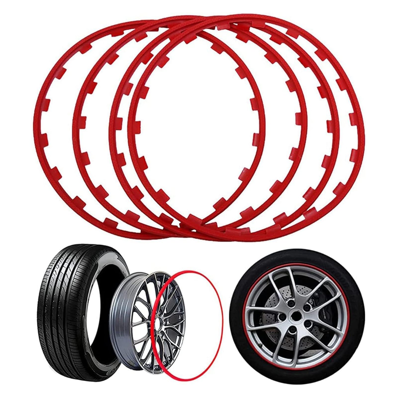 Protezione Cerchioni Auto OCC Motorsport - Nastro Adesivo Giallo 6 Metri