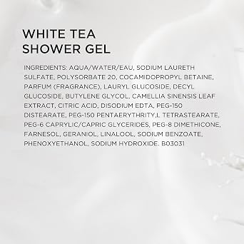 Elizabeth Arden White Tea Pure Indulgence Bath and Shower Gel, 13.54 fl oz | Gentle bath and shower gel with the crisp White Tea scent; cleanses and refreshes skin.