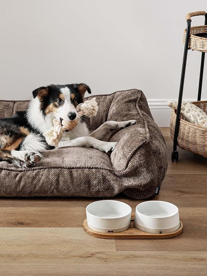 Comedero para Perro Cerámico con Bandeja de Madera - 2 Unida miniatura 7