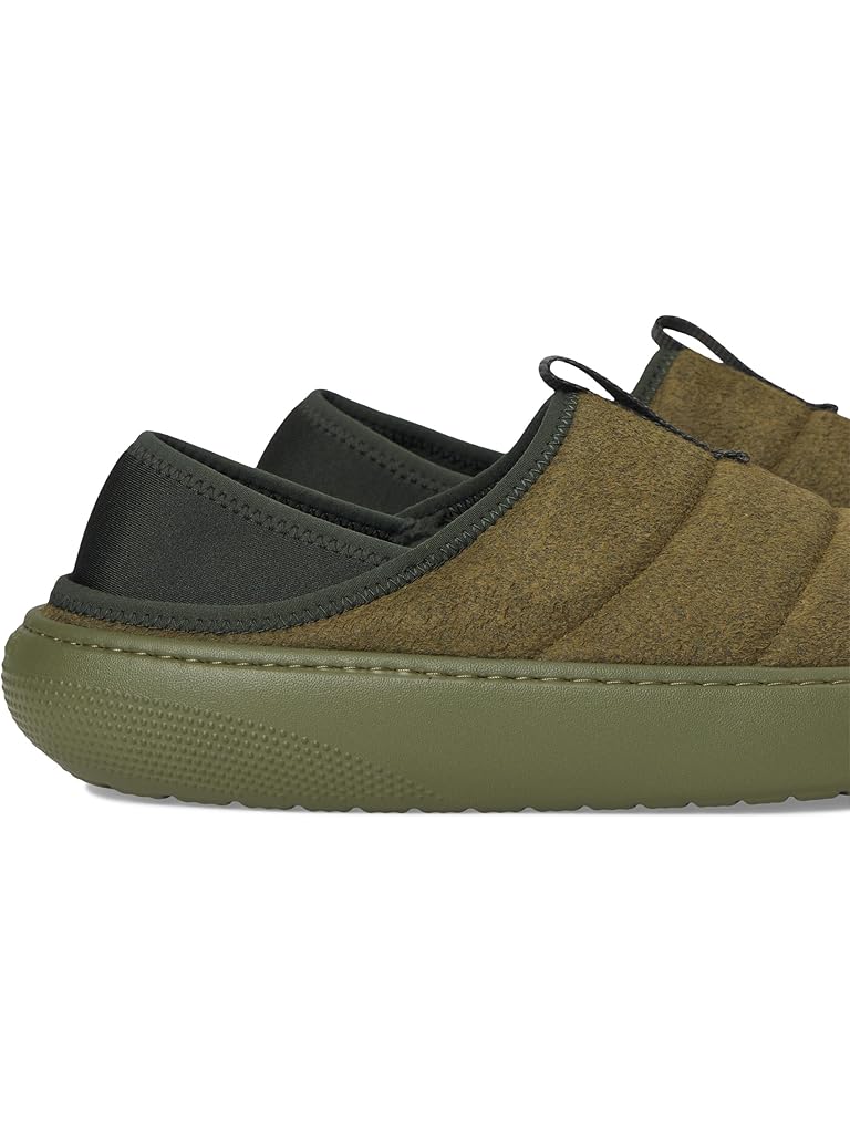 Green Crocs Classic Puff Moc