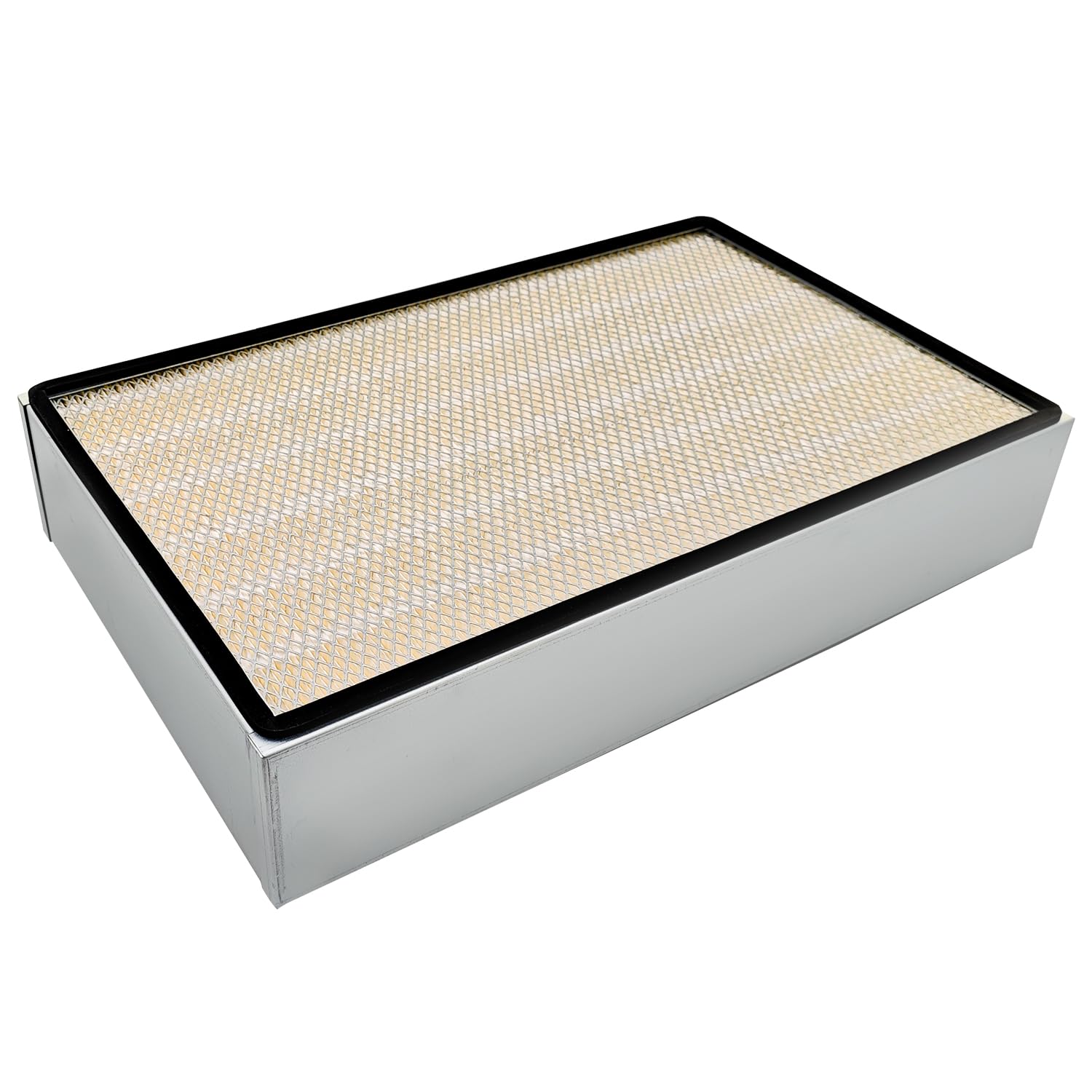 Photo 1 of 1037209AM Panel Filter Element Fits for Tennant 6100 Sub-Compact Ride-On Floor Sweeper (4VDW8), Replaces 1037209 83418 375210; 21 x 13.3 x 4.2 Inch, w/o Electrostatic Strap