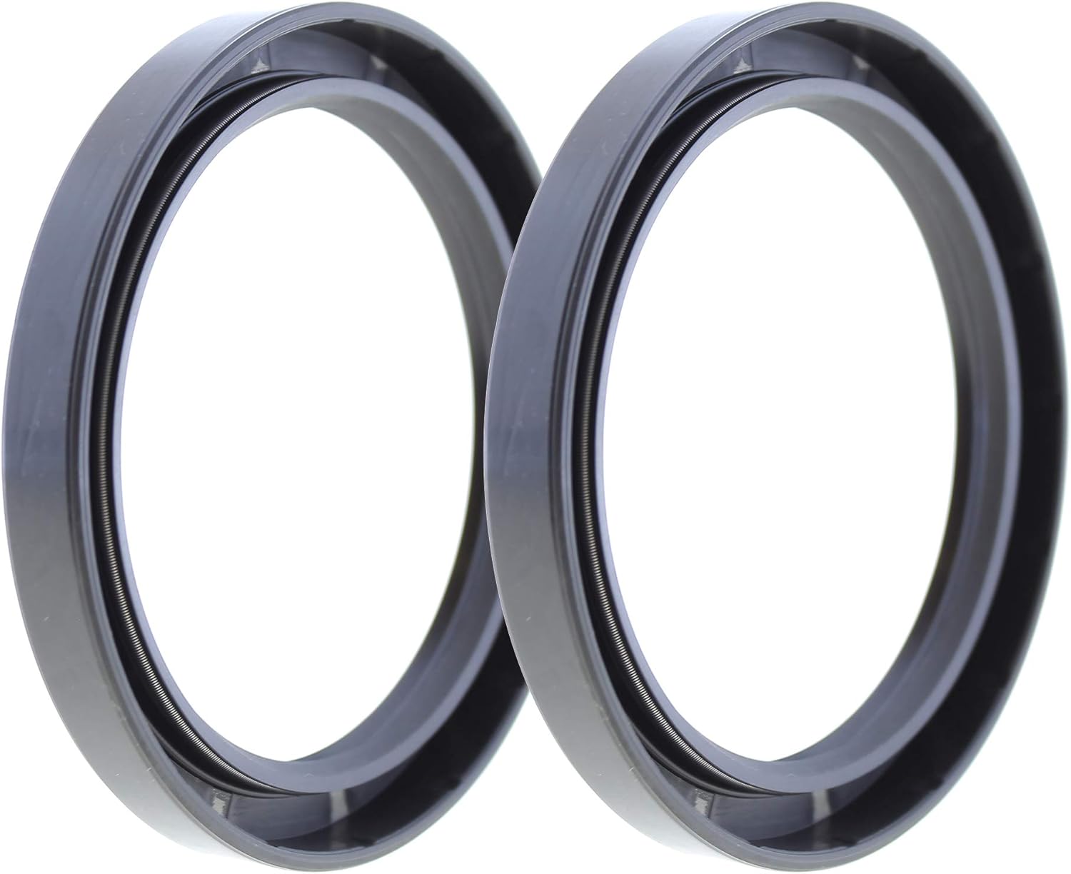 Rotary Shaft TC Oil Seal 10x22x7 NBR Double Lip with Garter Spring [Set of 2]