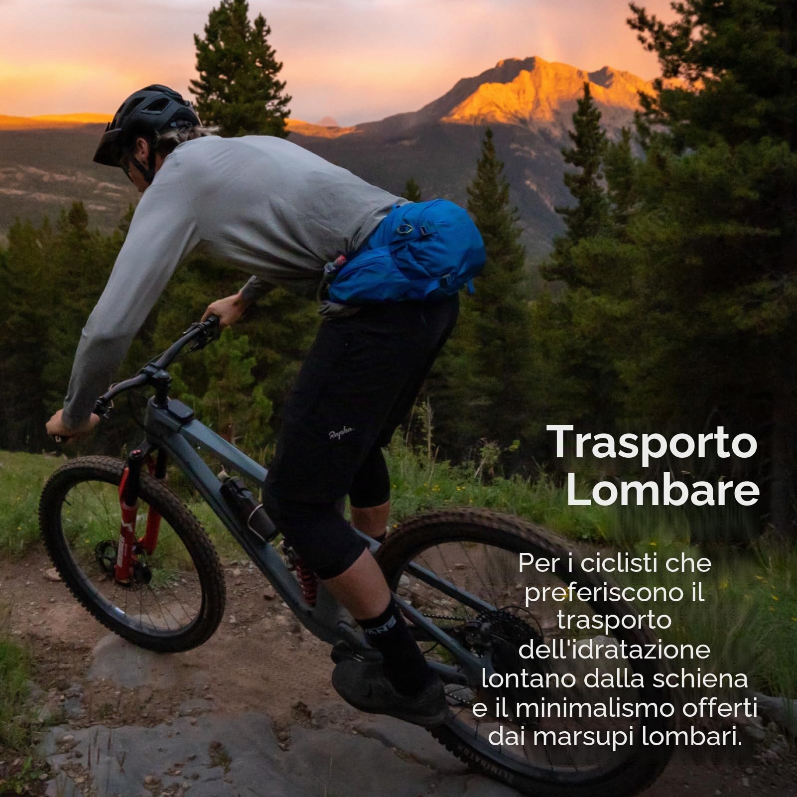 Osprey Seral 4, Pacchetto Lombare Unisex Adulto