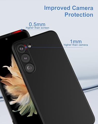 Miniatura 2 de Foluu Funda de silicona para Galaxy S24 Ultra, funda protectora de goma de gel líquido con forro de microfibra suave, carcasa rígida delgada y a