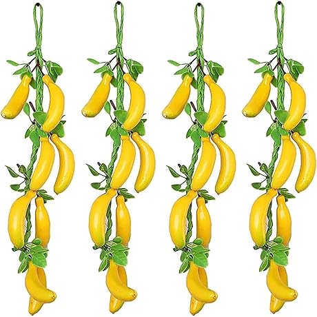 Artificial Hanging Bananas Plant