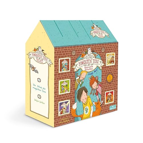 Die Schule der magischen Tiere: Die Schule der magischen Tiere - Meine große Hörbuchbox: »Die Schule der magischen Tiere«, »Voller Löcher!«, »Licht aus!«, »Abgefahren!«, »Top oder Flop!«: 10 CDs