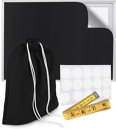 Miniatura 1 de 7Penn Persianas opacas temporales para ventana, 57 x 118 pulgadas, cortinas opacas de privacidad para caravana, cámper y hogar