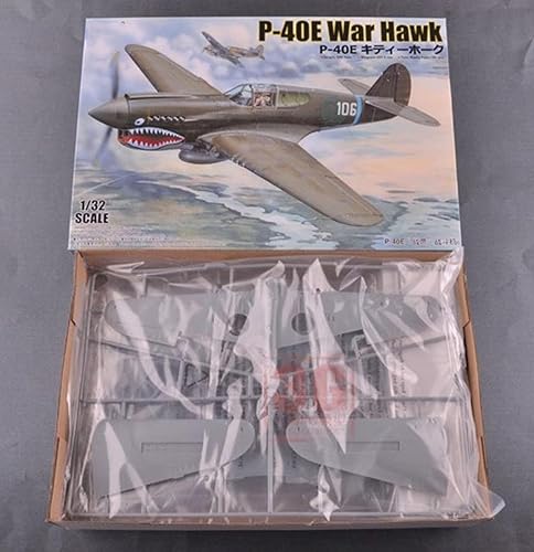 Miniatura 4 de Fighter 3D Puzzles Kits de modelos de plástico, escala 132 USAF P-40E Warhawk Fighter modelo, juguetes para adultos y regalo