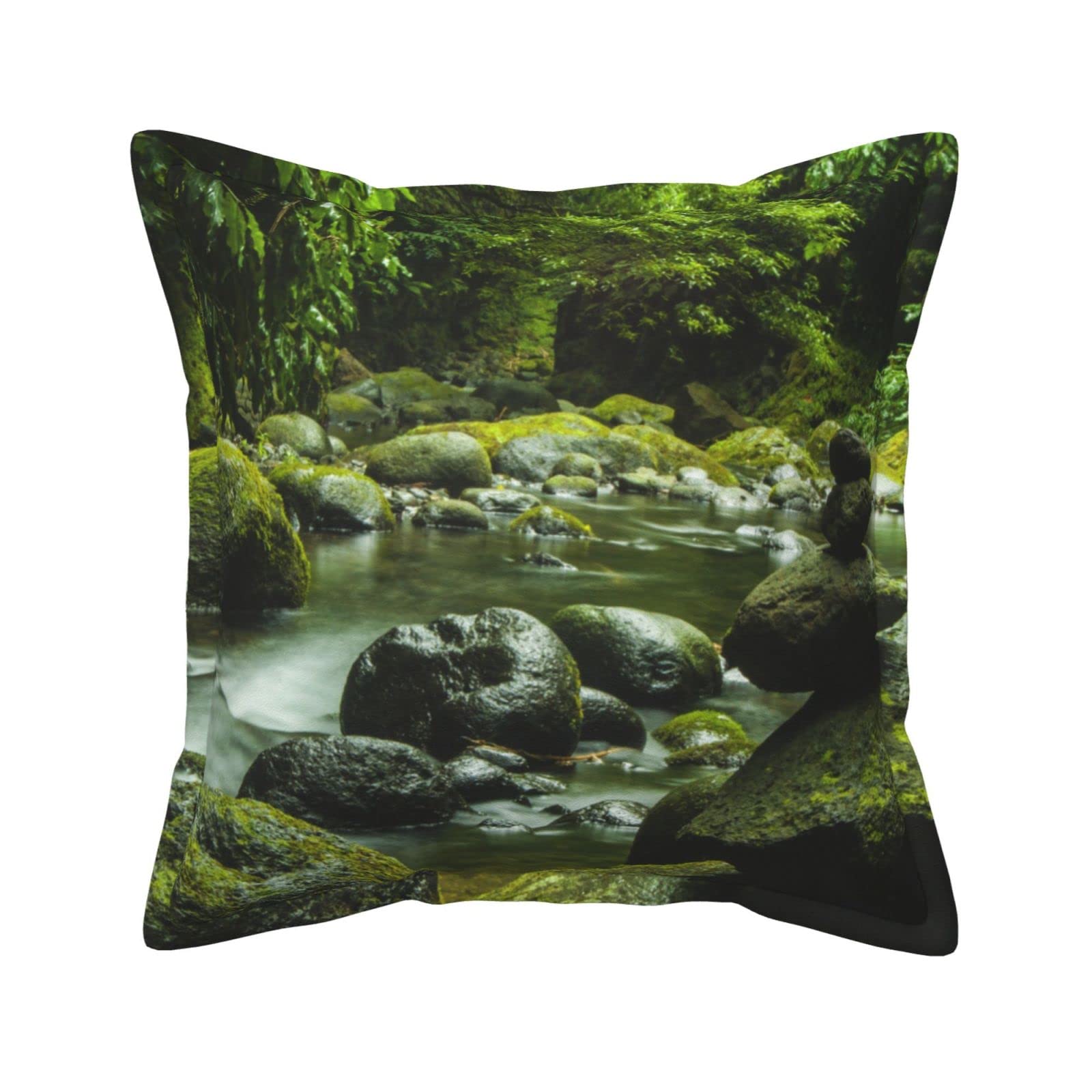 Housse de coussin en similicuir Stream Stones pour protéger et sublimer le canapé