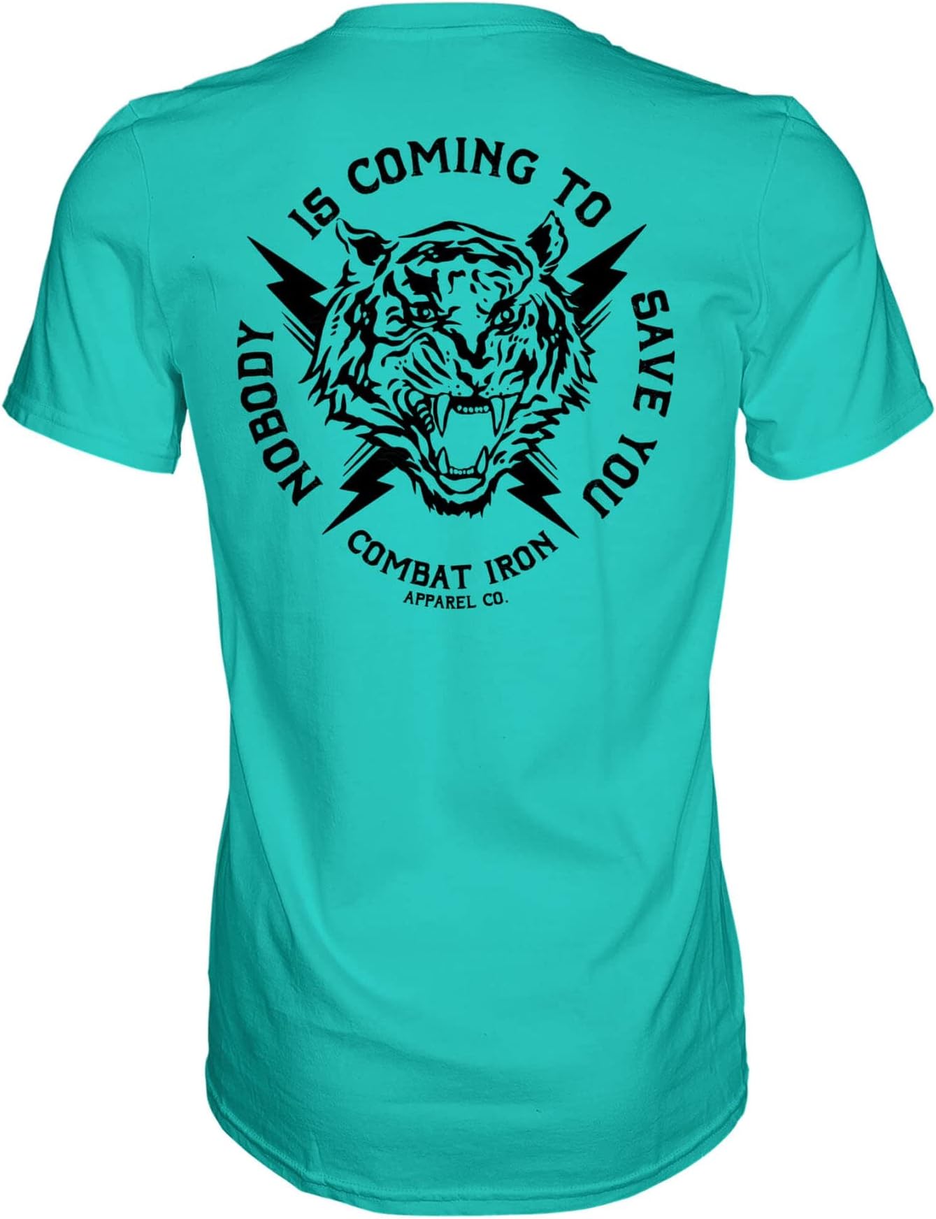 Combat IronNobody is Coming to Save You Men's Graphic Short Sleeve T-Shirt