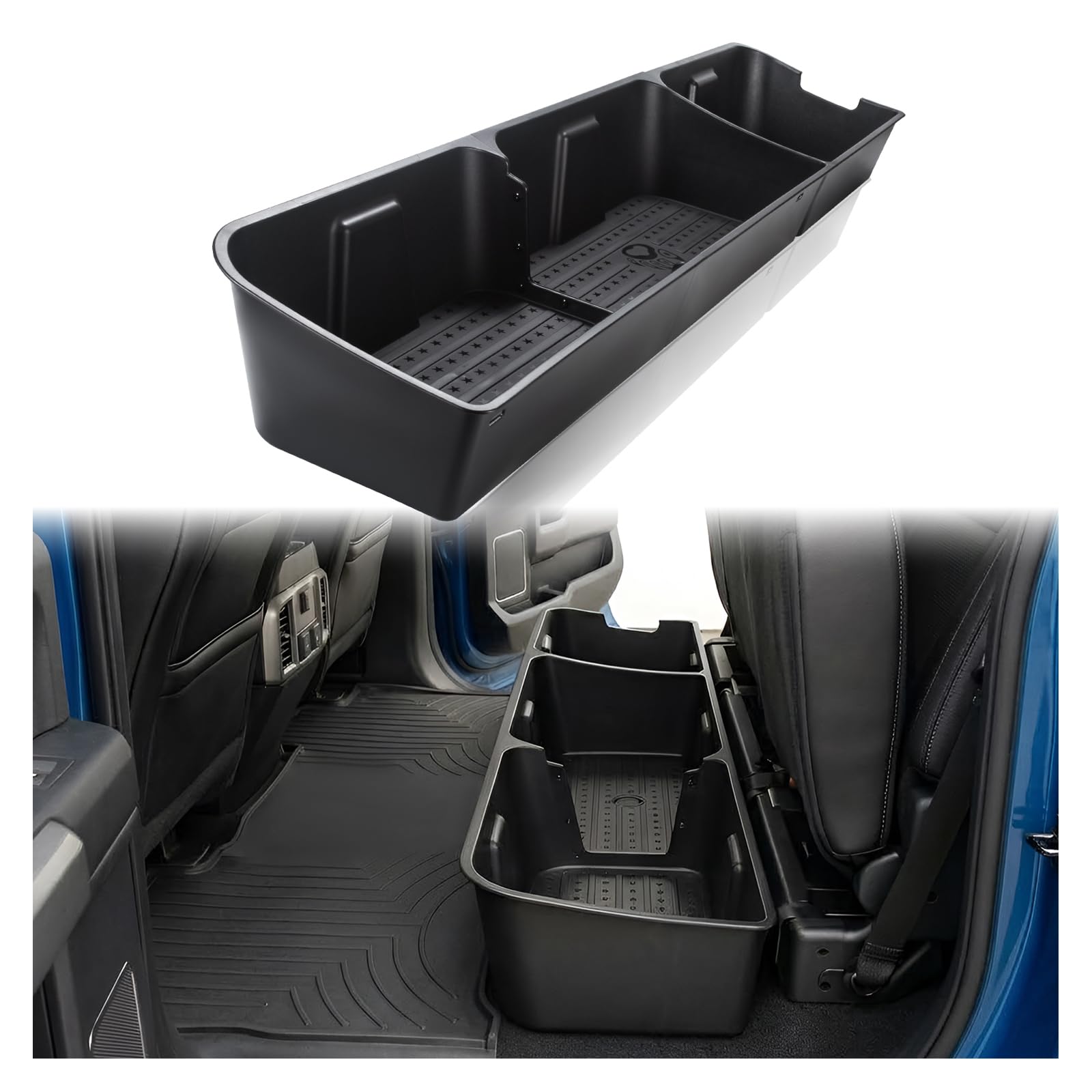 MAXDOM Under Seat Storage Fit for (2015-2026) F150 SuperCrew/Crew Cab
