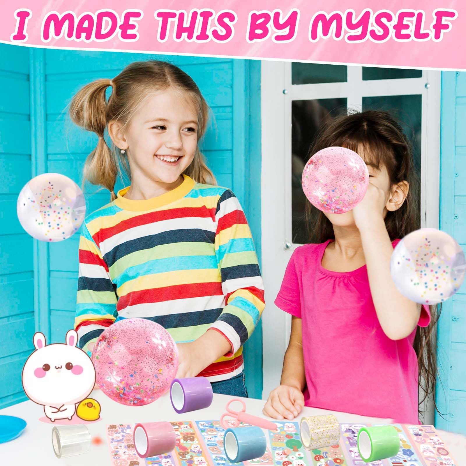 Amazon.com: ZiZa Cute Nano Tape Bubble Kit for Kids, DIY Squishy