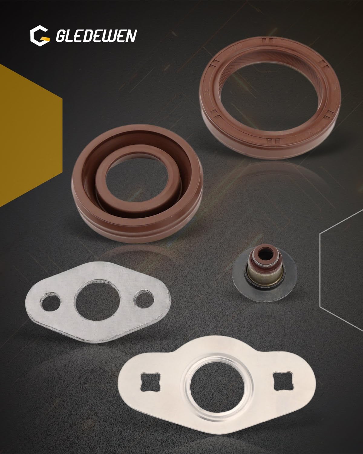 Head Gasket Set 3.5 L, Compatible with 2007-2010 Dodge Magnum Charger Avenger Journey Challenger, Chrysler Sebring 300 V6 24V SOHC 3497cc, Engine Valve Cover Gasket, Repalce#HGS1151, HS26208PT-2