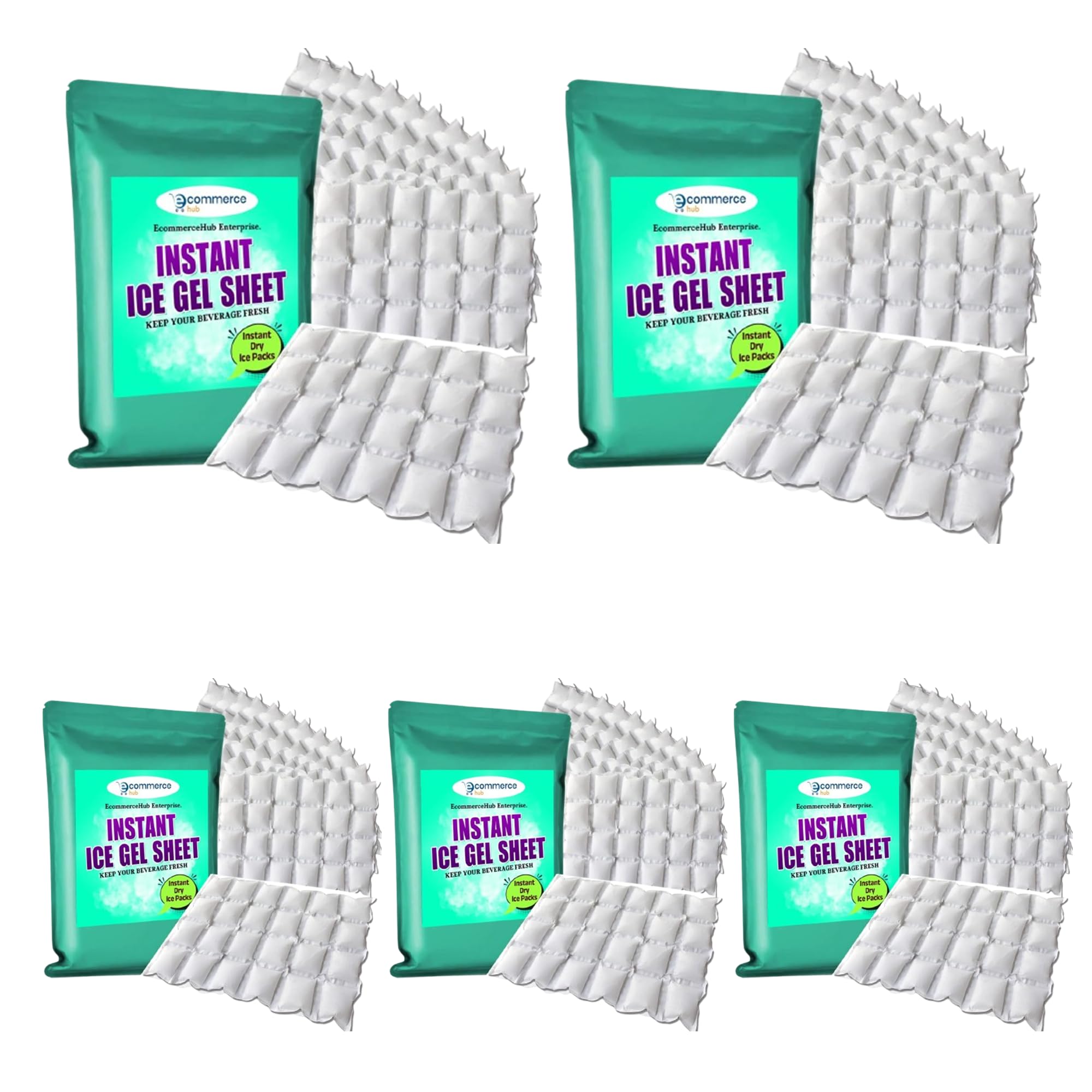 Reusable Ice Gel Sheets - Keep Food Cold in Transit -11 Reusable Ice Gel Sheets - Keep Food Cold in Transit -11
