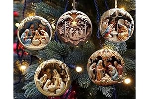 Nativity Christmas Ornaments Set Under $4