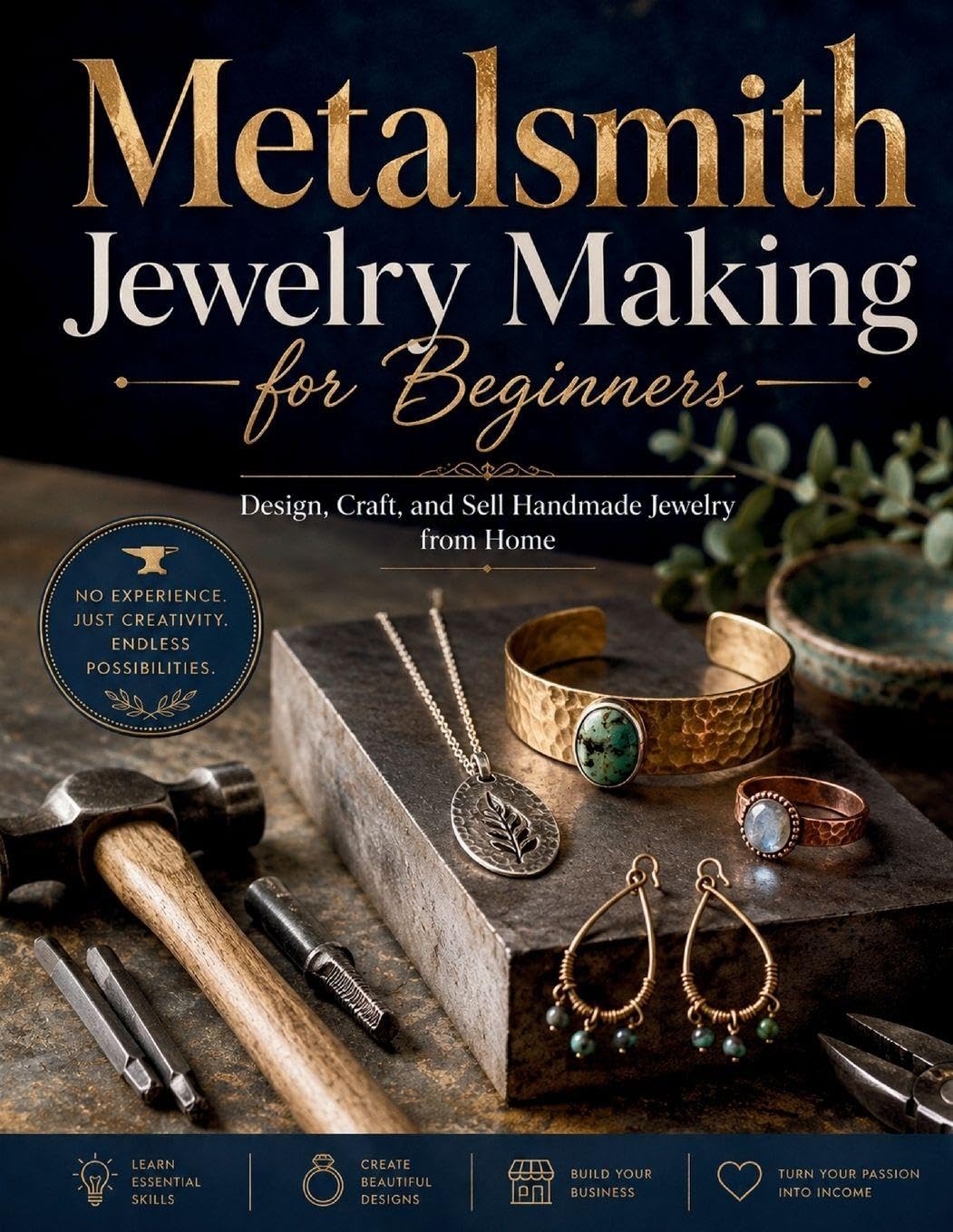 Metalsmith Jewelry Making for Beginners: Design, Craft, and Sell Handmade Jewelry from Home