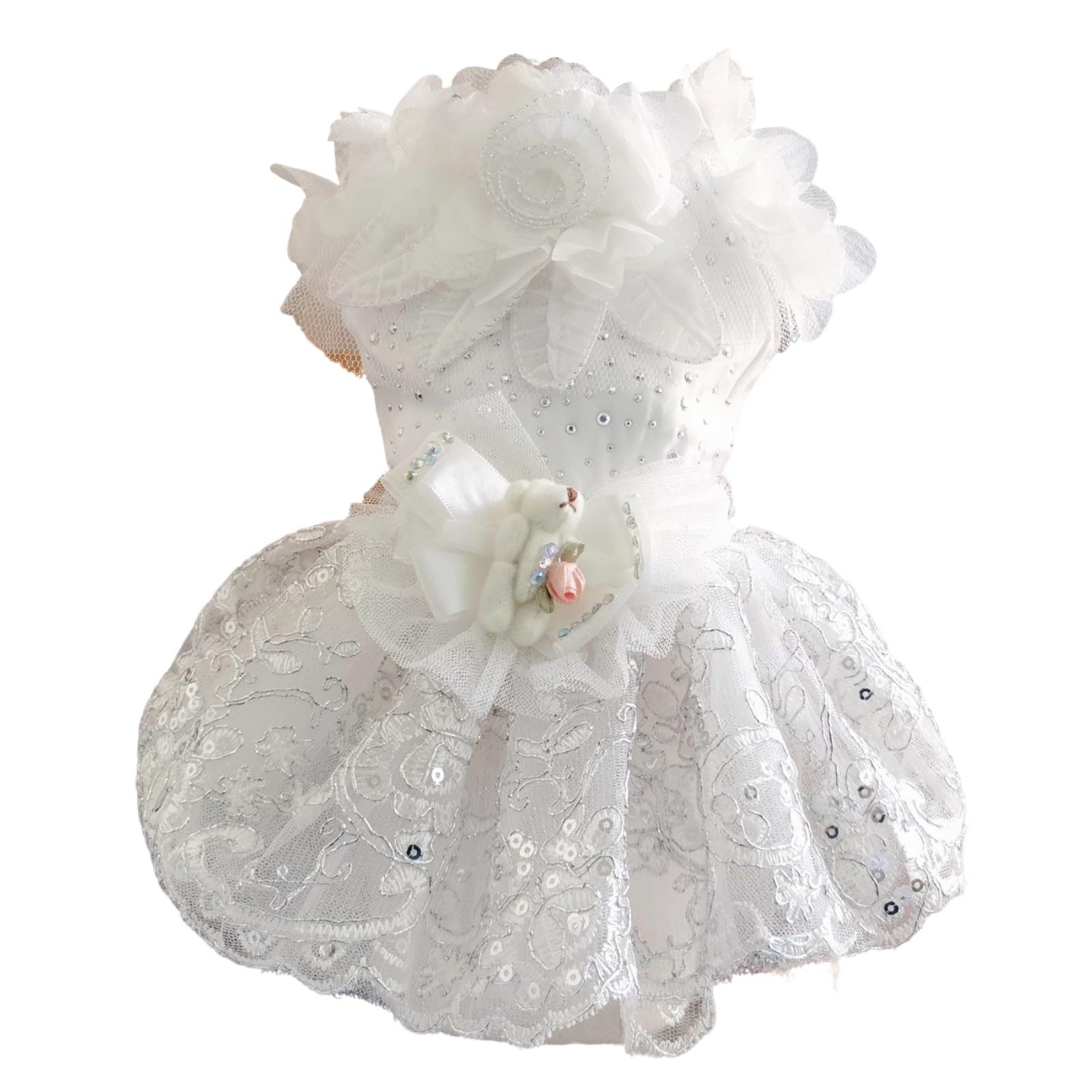 Robe de princesse pour chien pour fête d'anniversaire chic et shooting