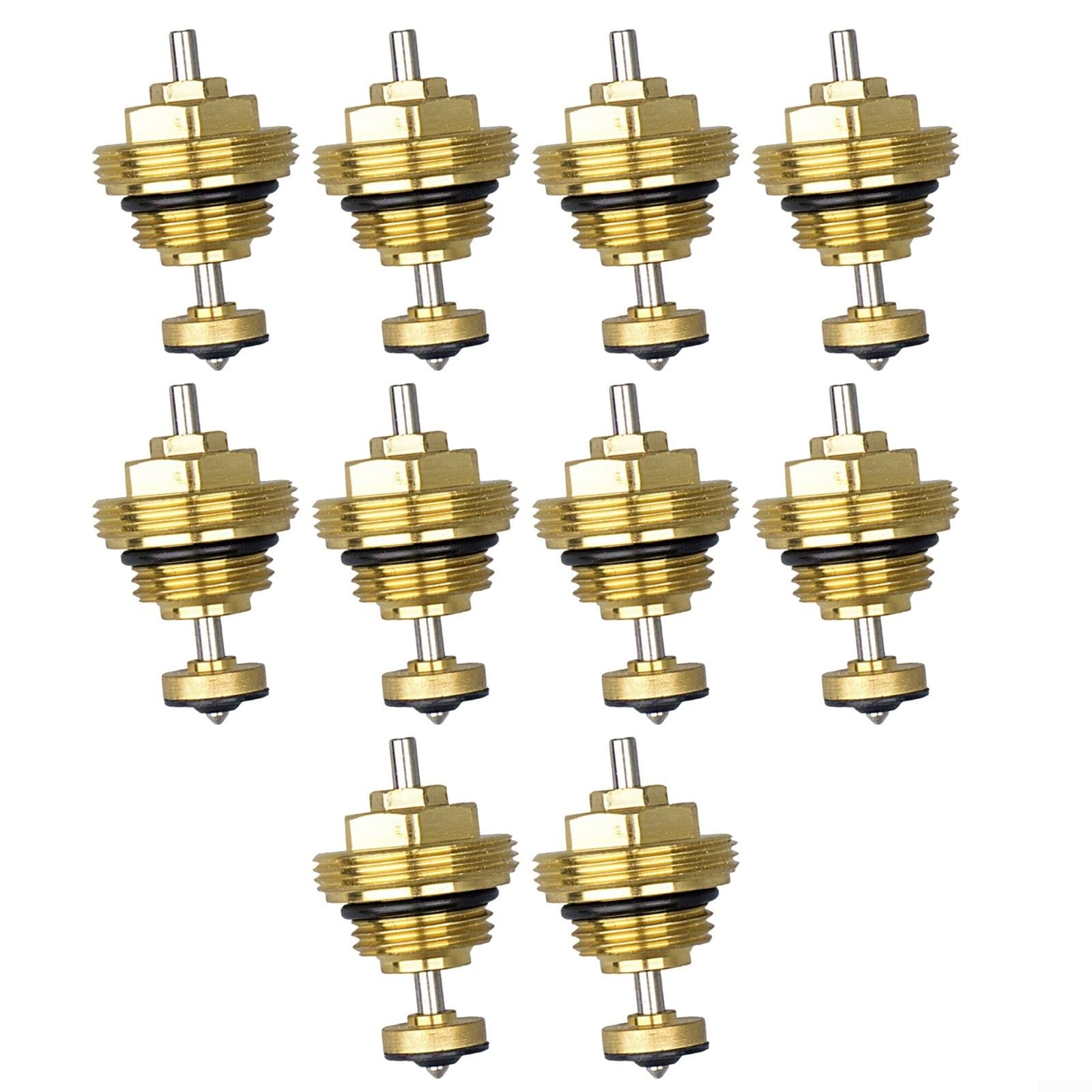 6 Stück Fußbodenheizung Rücklaufventile M30x1,5 - Ventileinsatz Für Heizkrümmer Und Stellantriebe