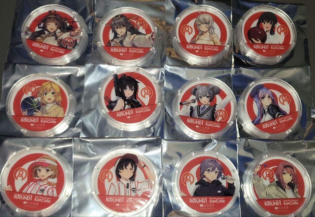 艦これ　ラウンドワン　ラウワン　ROUND1 コラボ　アクリルコースター Amazon.co.jp: 艦これ アクリルコースター 12種類コンプセット