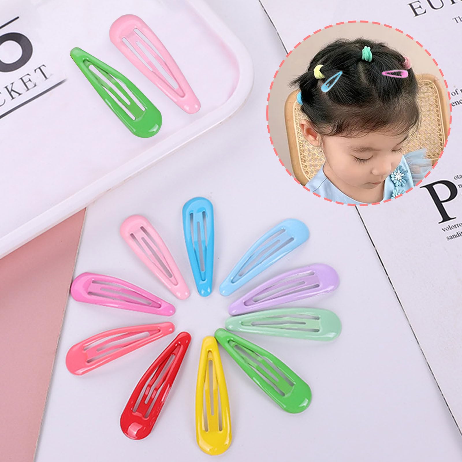 Amazon.co.jp: ヘアゴム 子供 ヘアクリップ 120点セット カラフル