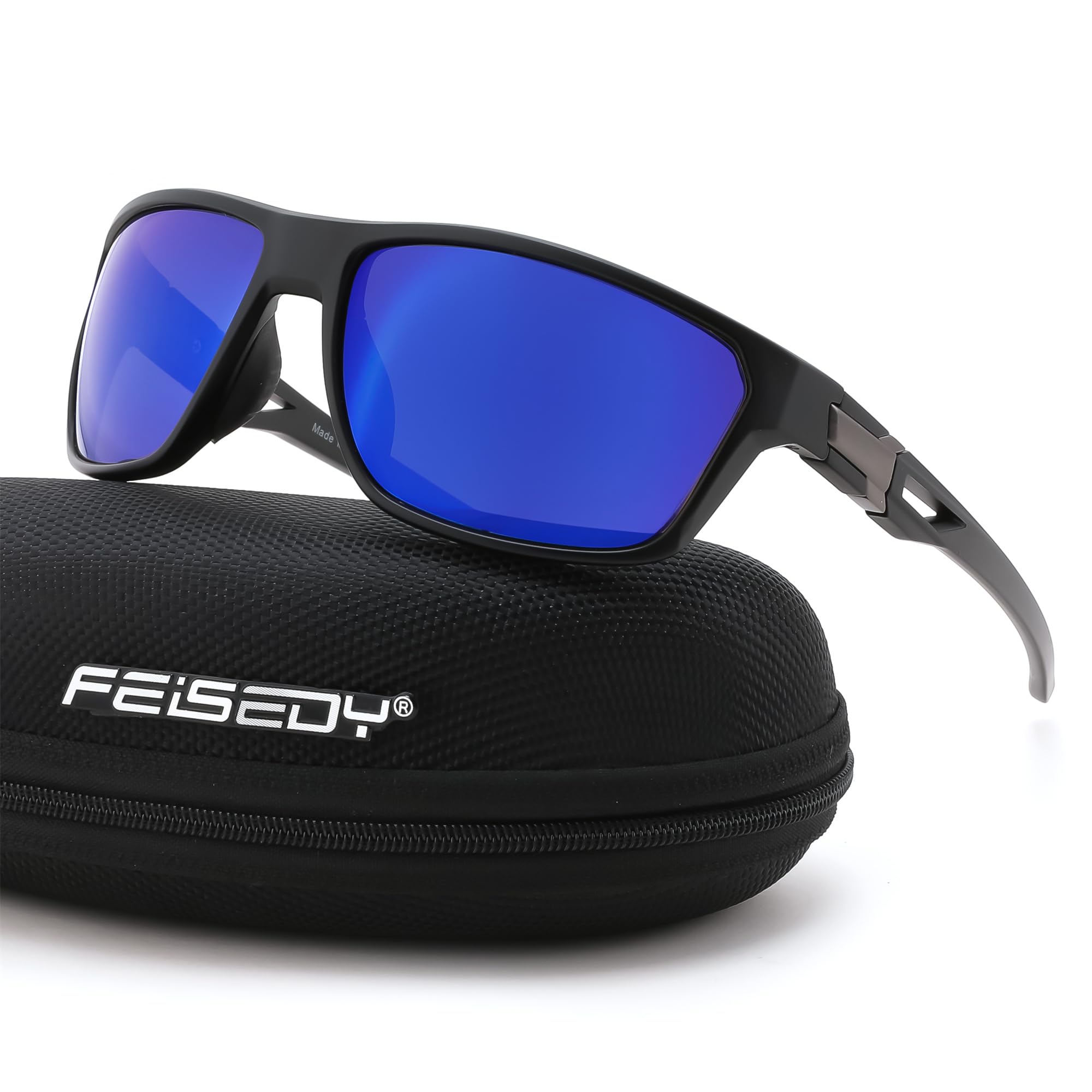 FEISEDY Polarised Sports Sunglasses for Men & Women Wraparound Shades B1389